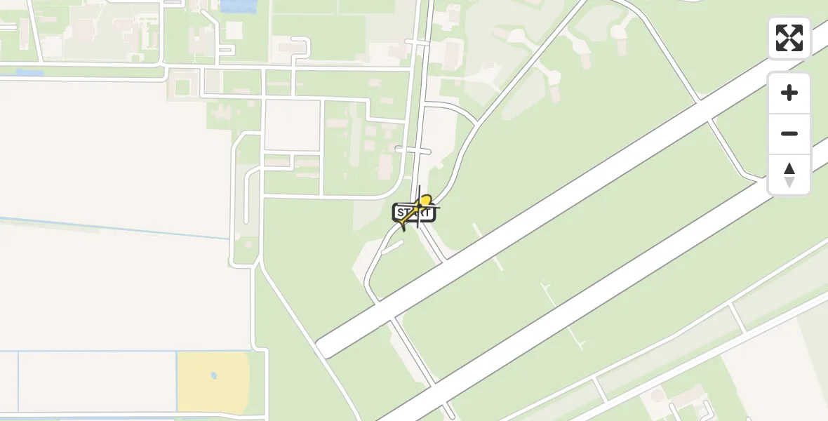 Routekaart van de vlucht: Lifeliner 3 naar Vliegbasis Volkel, Zeelandsedijk