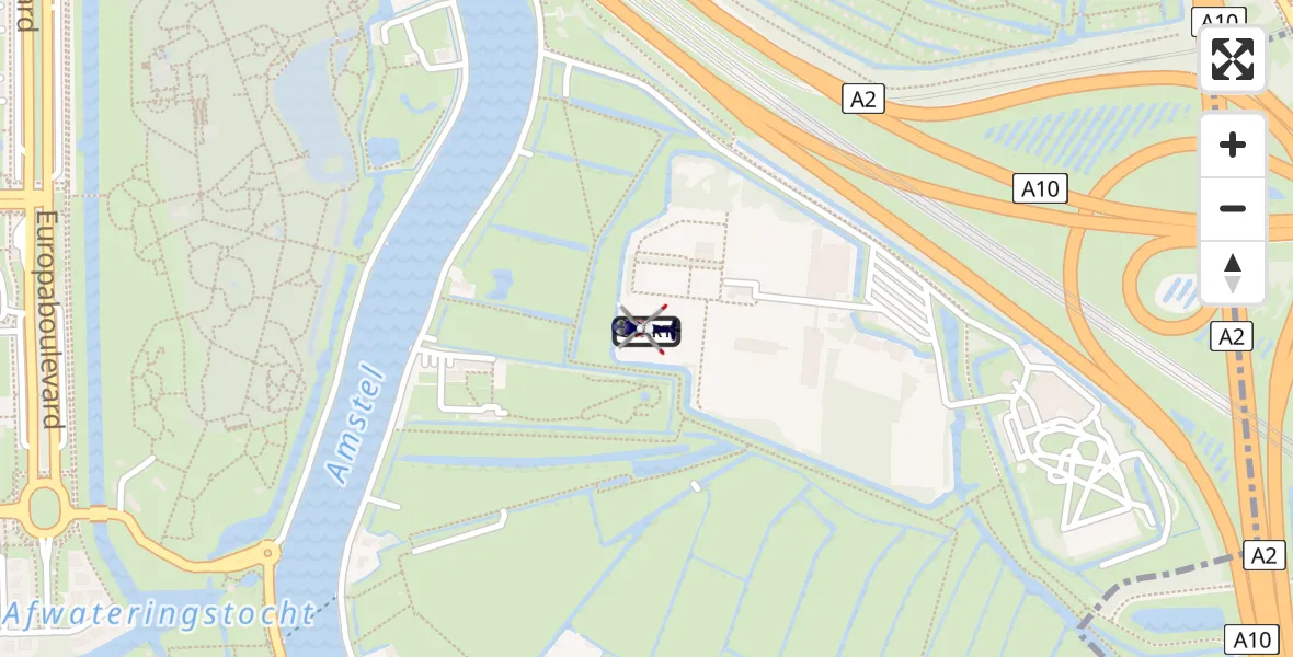 Vluchtroute Politiehelikopter Amsterdam - Amsterdam, 11 november 2025, 08:25