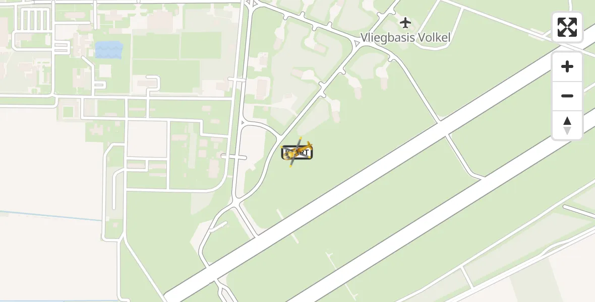 Vluchtroute Traumahelikopter Vliegbasis Volkel - Vliegbasis Volkel, 11 november 2025, 10:45