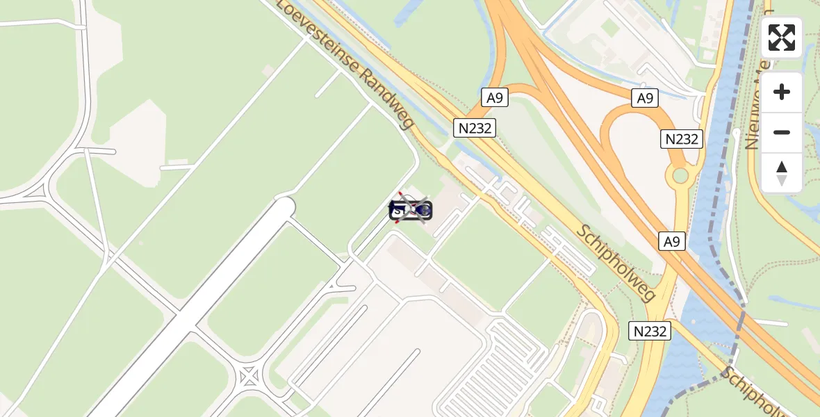 Vluchtroute Politiehelikopter Schiphol - Schiphol, 11 november 2025, 16:02