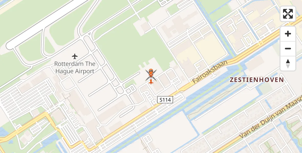 Vluchtroute Kustwachthelikopter Rotterdam The Hague Airport - Rotterdam The Hague Airport, 11 november 2025, 16:47