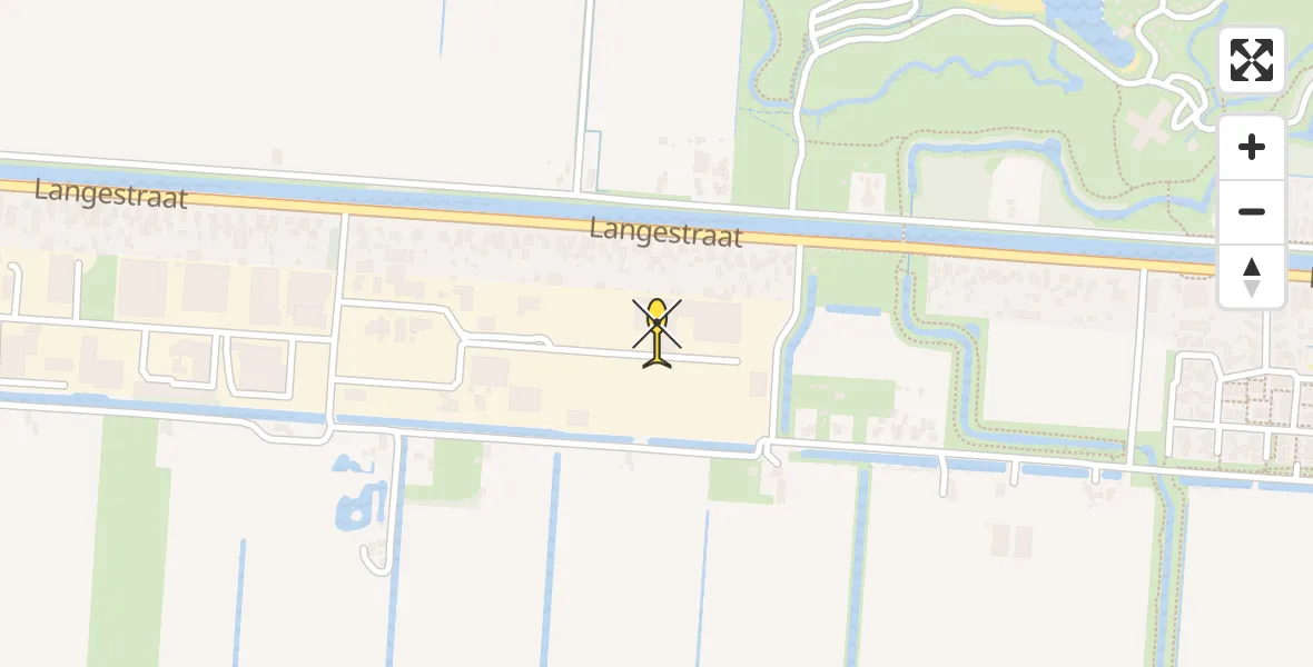 Routekaart van de vlucht: Lifeliner 4 naar Klazienaveen