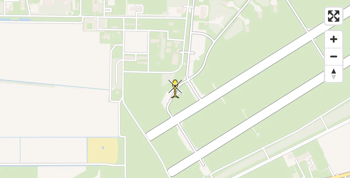 Routekaart van de vlucht: Lifeliner 3 naar Vliegbasis Volkel