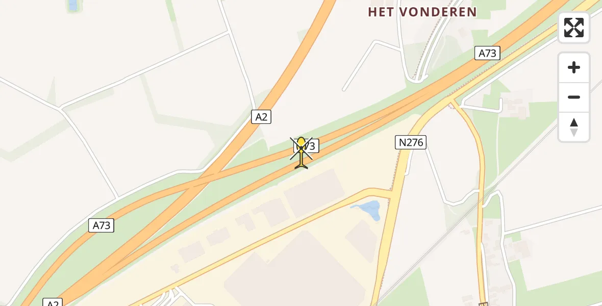 Routekaart van de vlucht: Lifeliner 3 naar Sint Joost