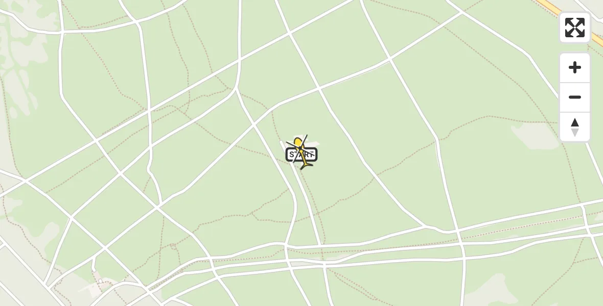 Routekaart van de vlucht: Politieheli naar Ermelo, Postweg