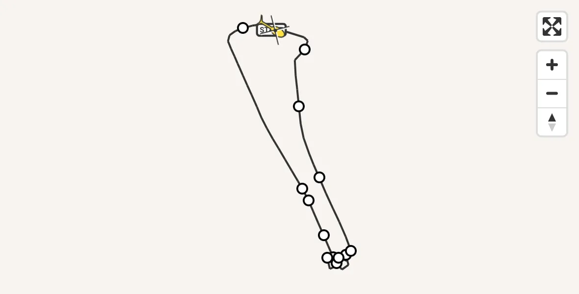 Routekaart van de vlucht: Ambulancehelikopter naar Sankt Augustin