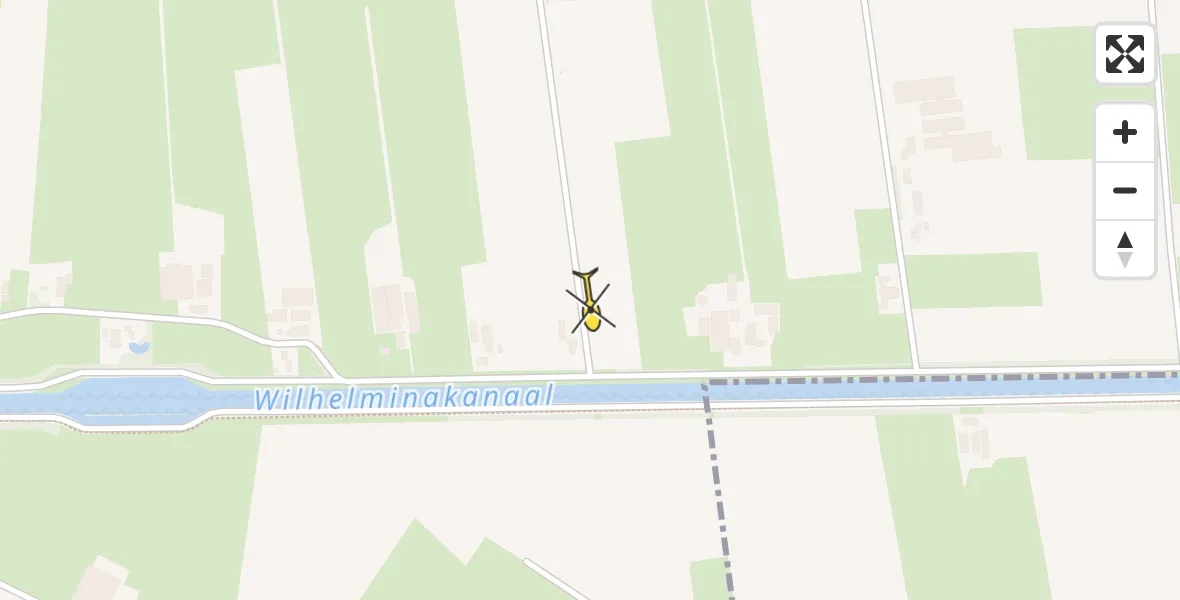 Routekaart van de vlucht: Lifeliner 3 naar Haghorst