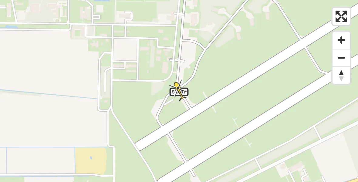 Routekaart van de vlucht: Lifeliner 3 naar Vliegbasis Volkel, Zeelandsedijk