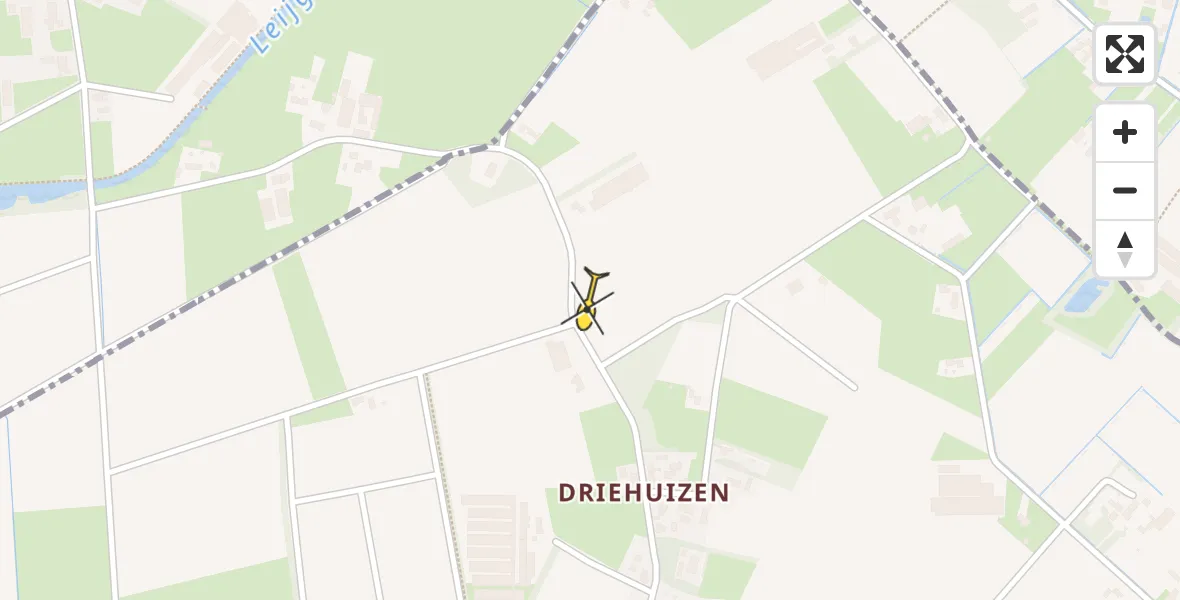 Routekaart van de vlucht: Lifeliner 3 naar Veghel