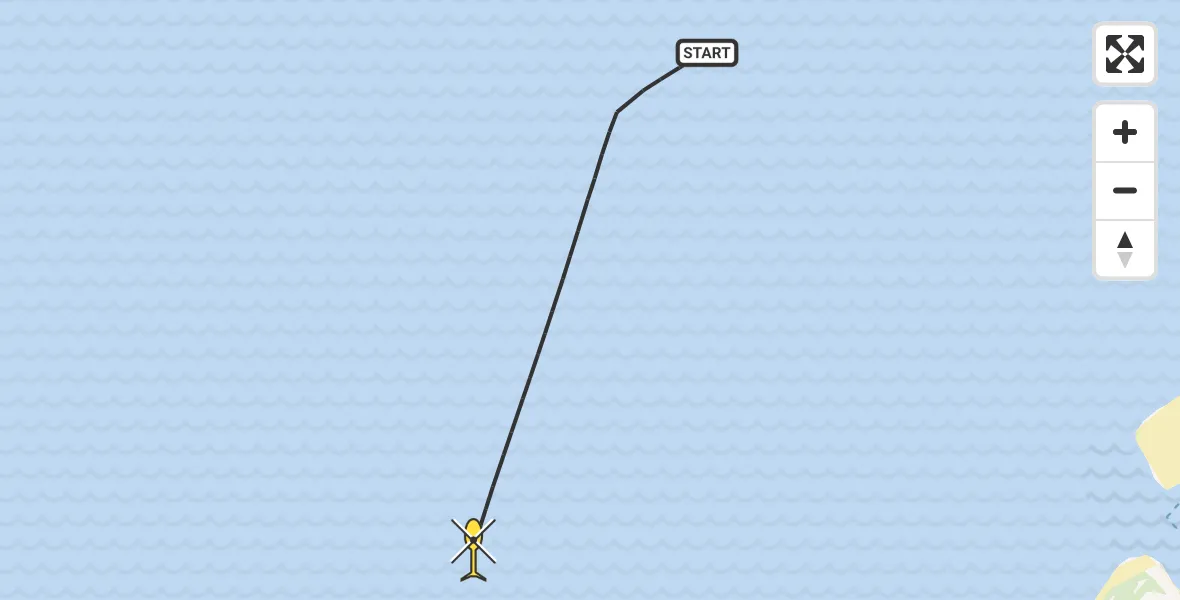 Routekaart van de vlucht: Politieheli naar 