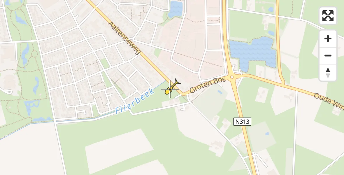 Routekaart van de vlucht: Lifeliner 3 naar Lichtenvoorde