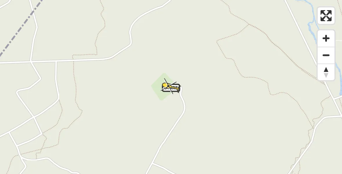 Routekaart van de vlucht: Politiehelikopter naar Ermelo, Cyriassischepad