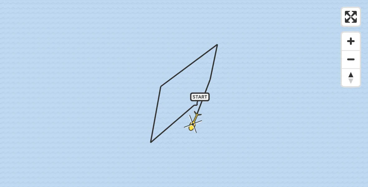 Routekaart van de vlucht: Kustwachthelikopter naar Vlissingen