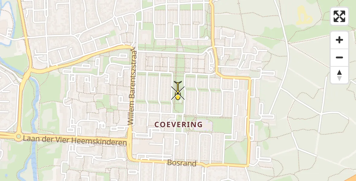 Routekaart van de vlucht: Lifeliner 3 naar Geldrop