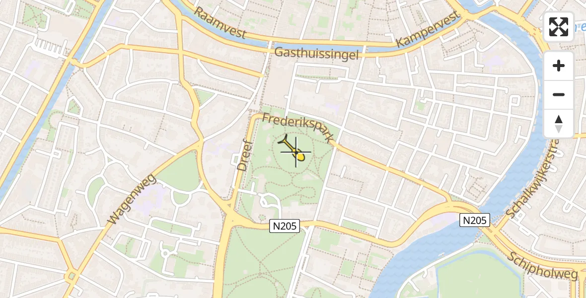 Routekaart van de vlucht: Lifeliner 2 naar Haarlem