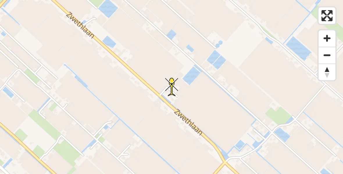 Routekaart van de vlucht: Lifeliner 2 naar Honselersdijk