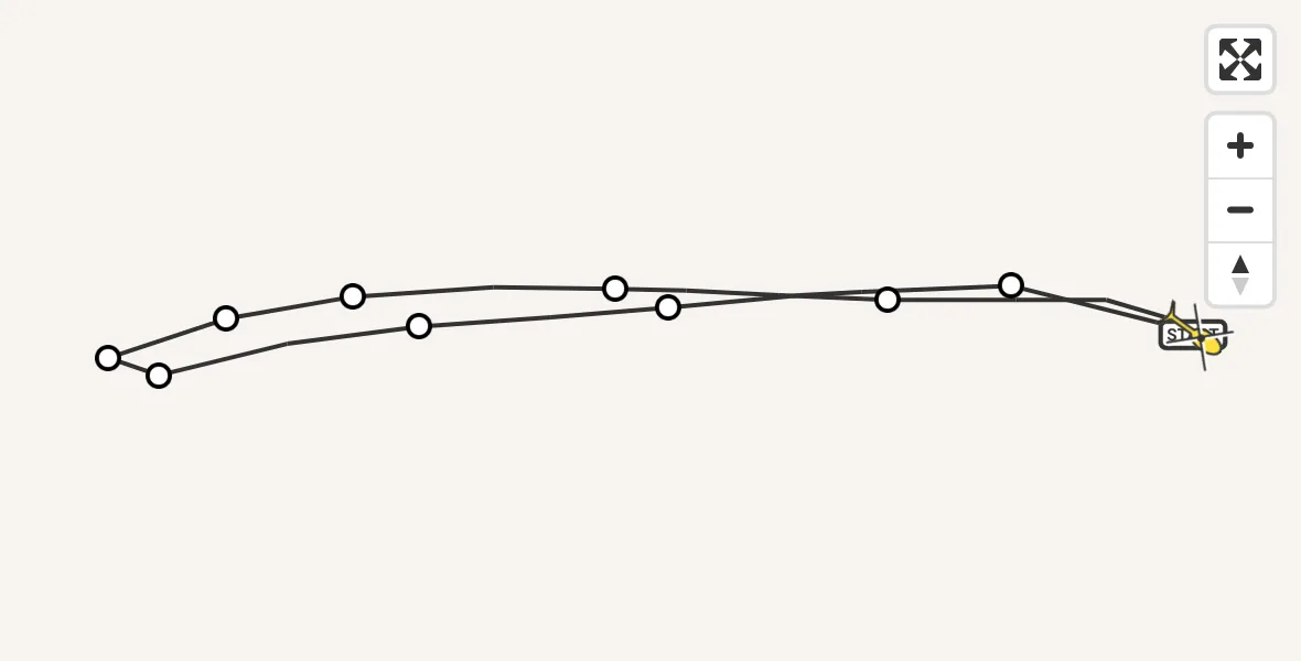 Routekaart van de vlucht: Traumahelikopter naar Sankt Augustin