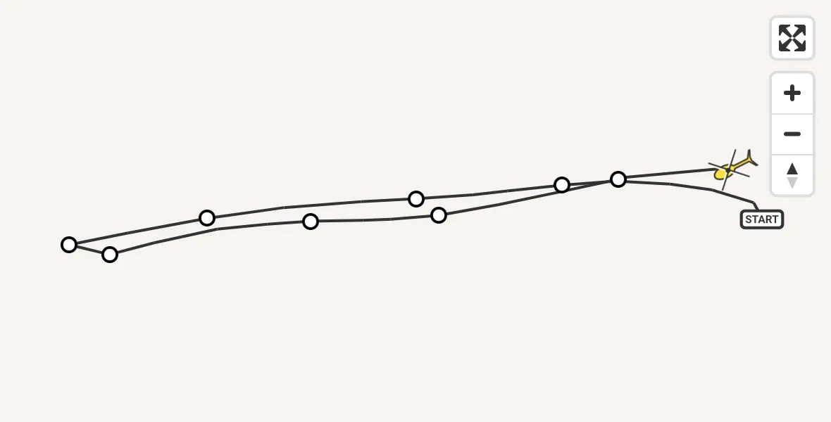 Routekaart van de vlucht: Traumaheli naar Sankt Augustin