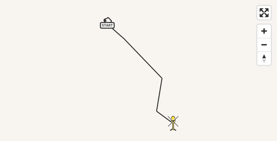 Routekaart van de vlucht: Traumahelikopter naar Sankt Augustin