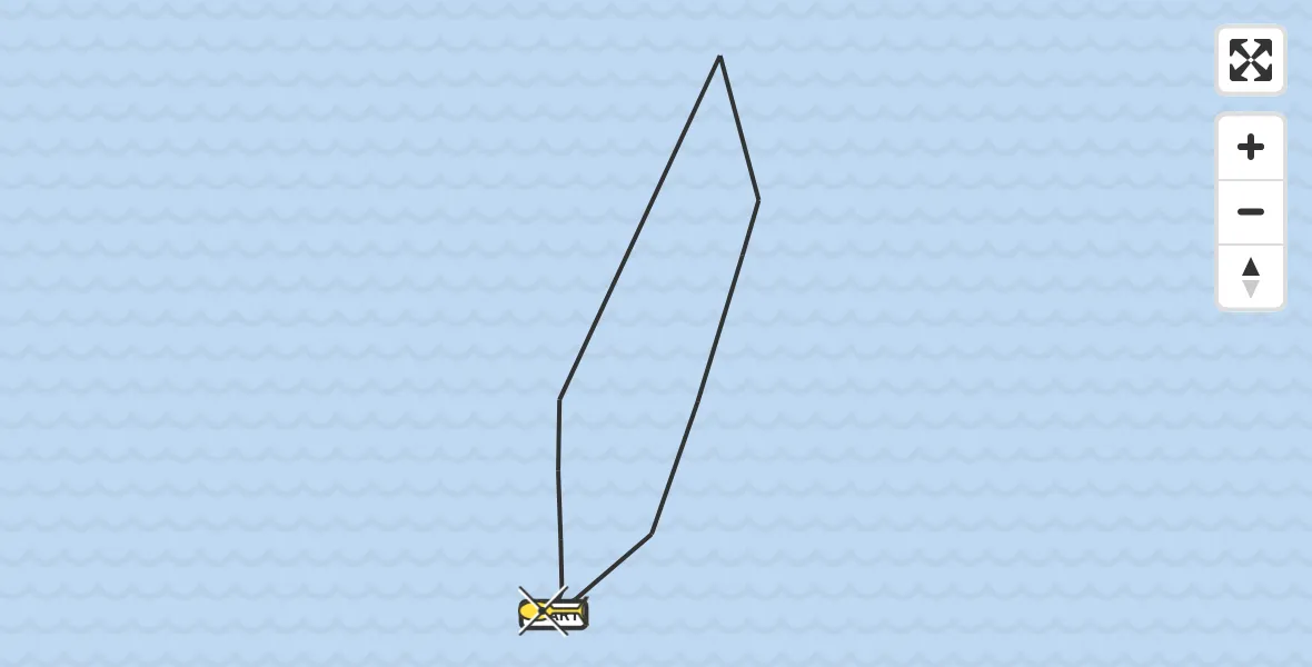 Vluchtroute Kustwachthelikopter van  naar 