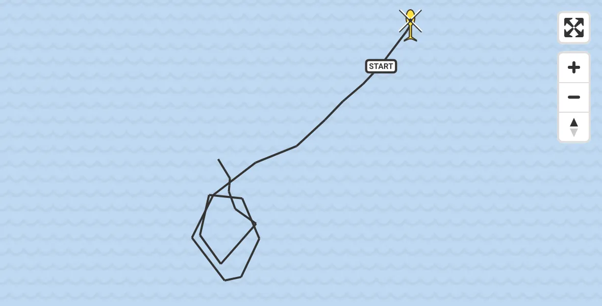 Routekaart van de vlucht: Politieheli naar 