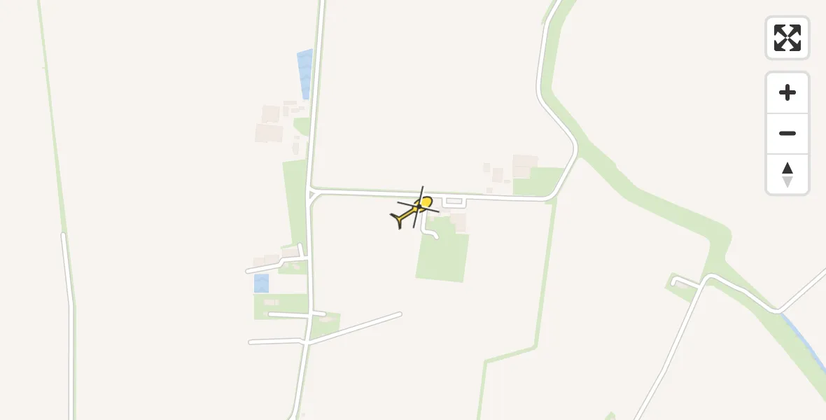 Routekaart van de vlucht: Lifeliner 2 naar Nieuwerkerk