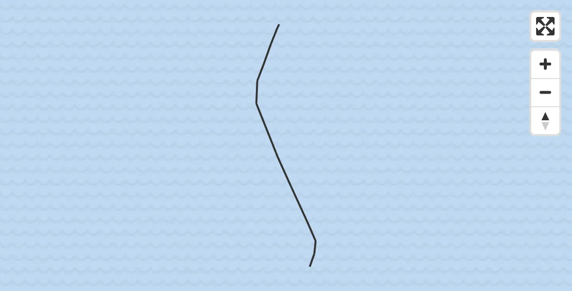 Vluchtroute Kustwachthelikopter van  naar 