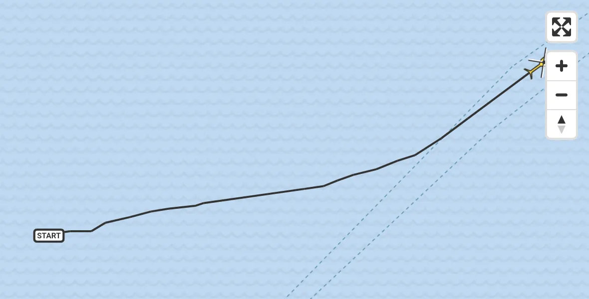 Routekaart van de vlucht: Kustwachthelikopter naar Vlissingen, Rede van Vlissingen