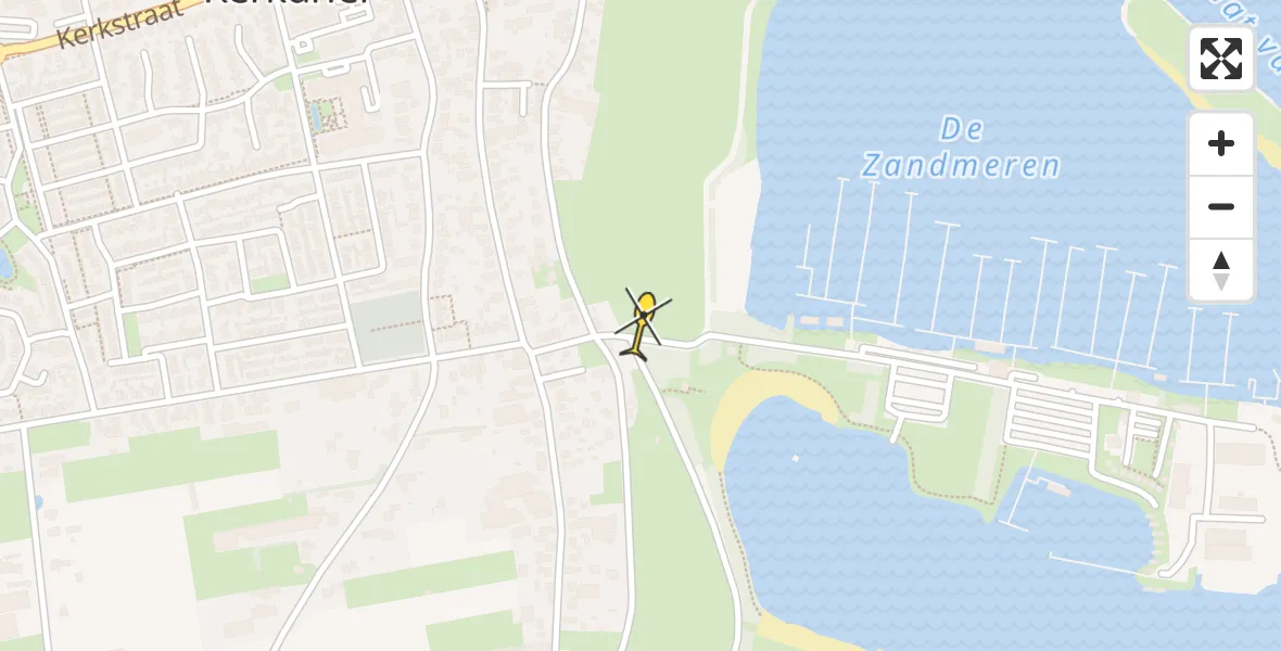 Routekaart van de vlucht: Lifeliner 3 naar Kerkdriel