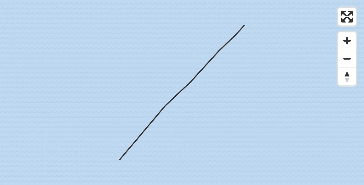 Routekaart van de vlucht: Kustwachthelikopter naar 