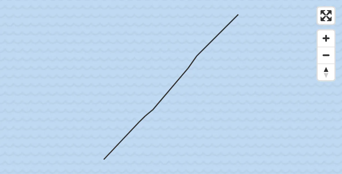 Vluchtroute Kustwachthelikopter van  naar 