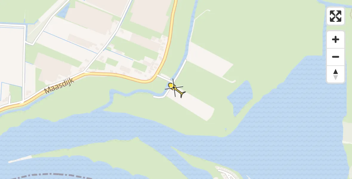 Routekaart van de vlucht: Lifeliner 2 naar Aalst