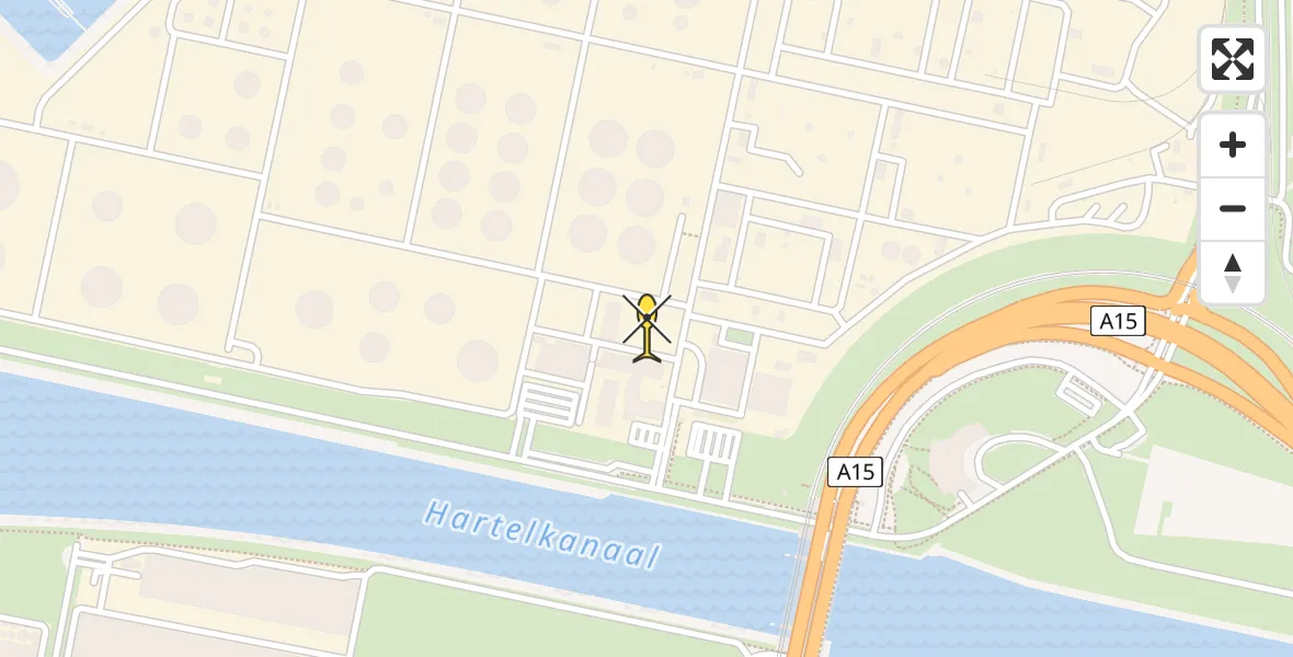 Routekaart van de vlucht: Lifeliner 2 naar Europoort