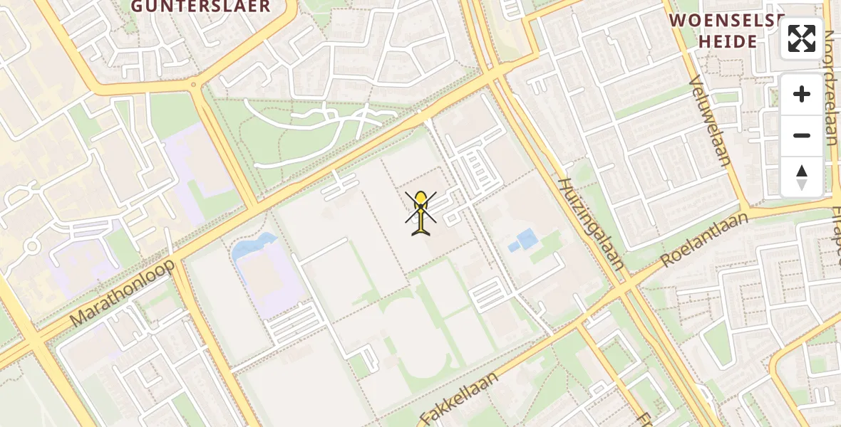 Routekaart van de vlucht: Lifeliner 3 naar Eindhoven