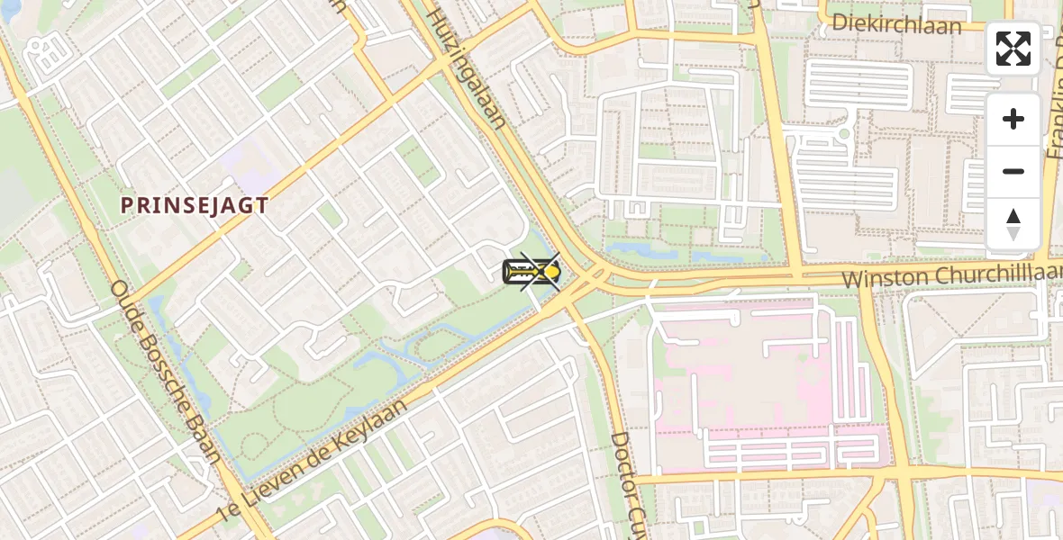 Routekaart van de vlucht: Lifeliner 3 naar Eindhoven, Boostenweg