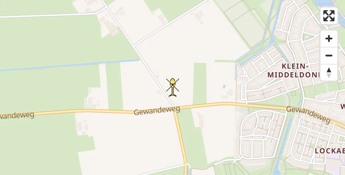 Routekaart van de vlucht: Lifeliner 3 naar Oss