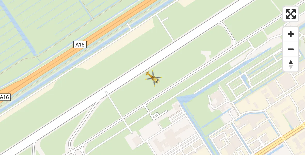 Routekaart van de vlucht: Lifeliner 2 naar Rotterdam The Hague Airport, Rotterdam The Hague Airport