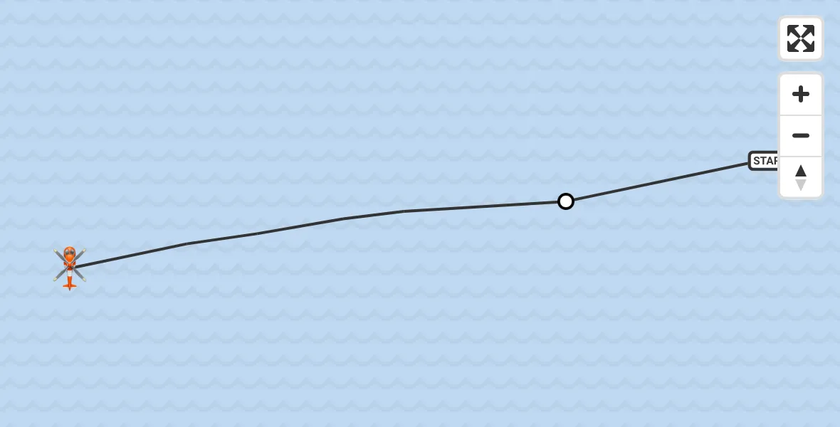 Vluchtroute Kustwachthelikopter van Westerschelde naar Hoedekenskerke