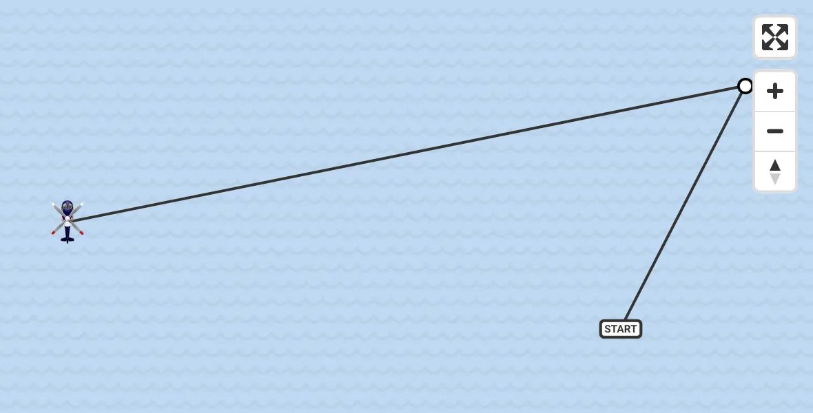 Vluchtroute Politiehelikopter van L10-A Heliport naar Noordzee