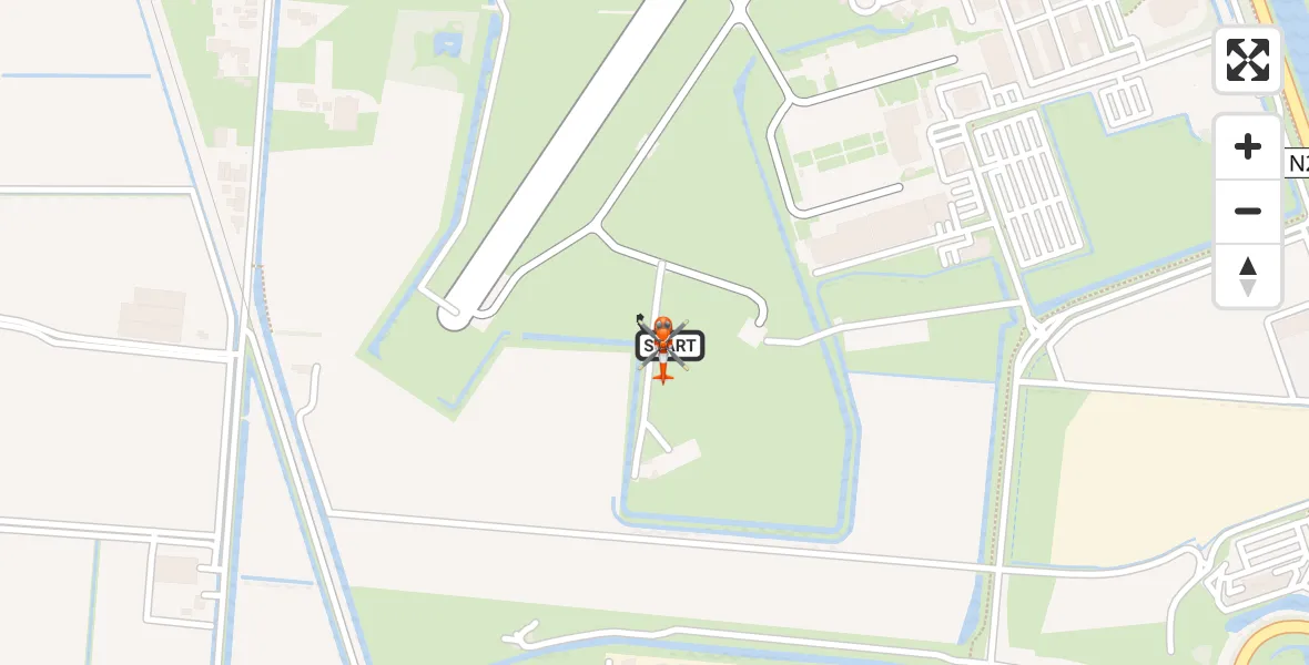 Vluchtroute Kustwachthelikopter van Militair vliegveld De Kooy / Den Helder Airport naar Militair vliegveld De Kooy / Den Helder Airport