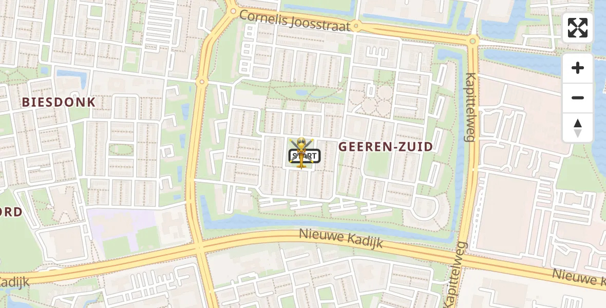 Vluchtroute Traumahelikopter van Breda naar Breda