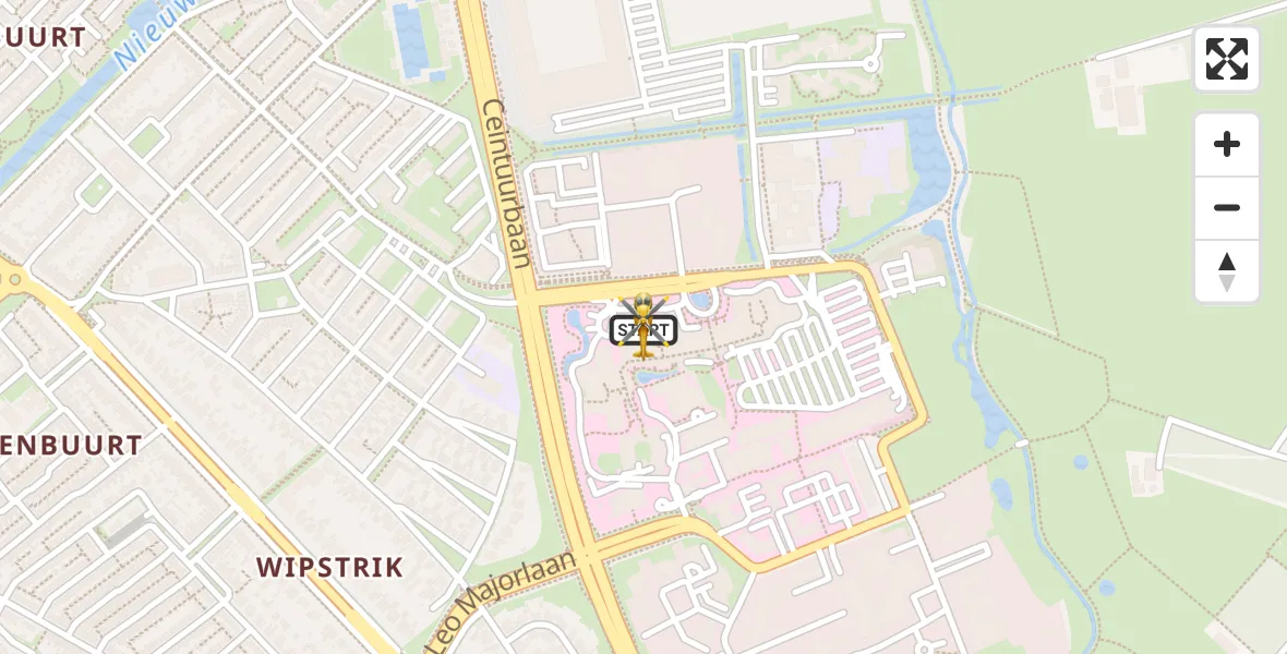 Vluchtroute Traumahelikopter Isala Hospital Zwolle Heliport - Isala Hospital Zwolle Heliport, 04 april 2026, 13:12