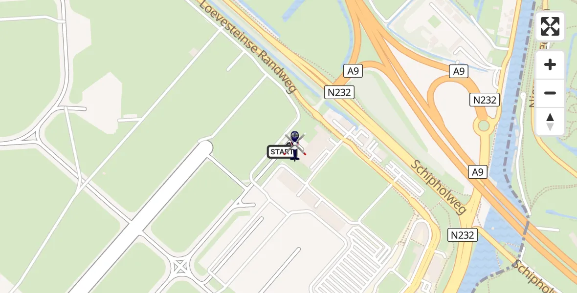 Vluchtroute Politiehelikopter Amsterdam Vliegveld Schiphol - Amsterdam Vliegveld Schiphol, 04 april 2026, 19:27