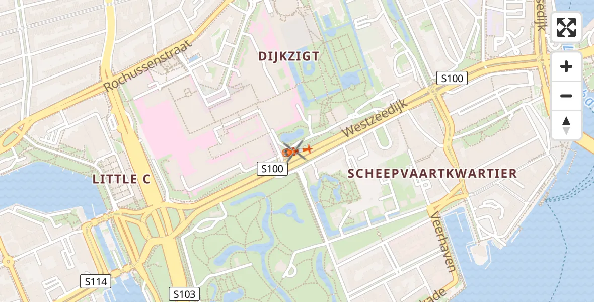 Vluchtroute Kustwachthelikopter van Leids Universitair Medisch Centrum (LUMC) naar Leids Universitair Medisch Centrum (LUMC)