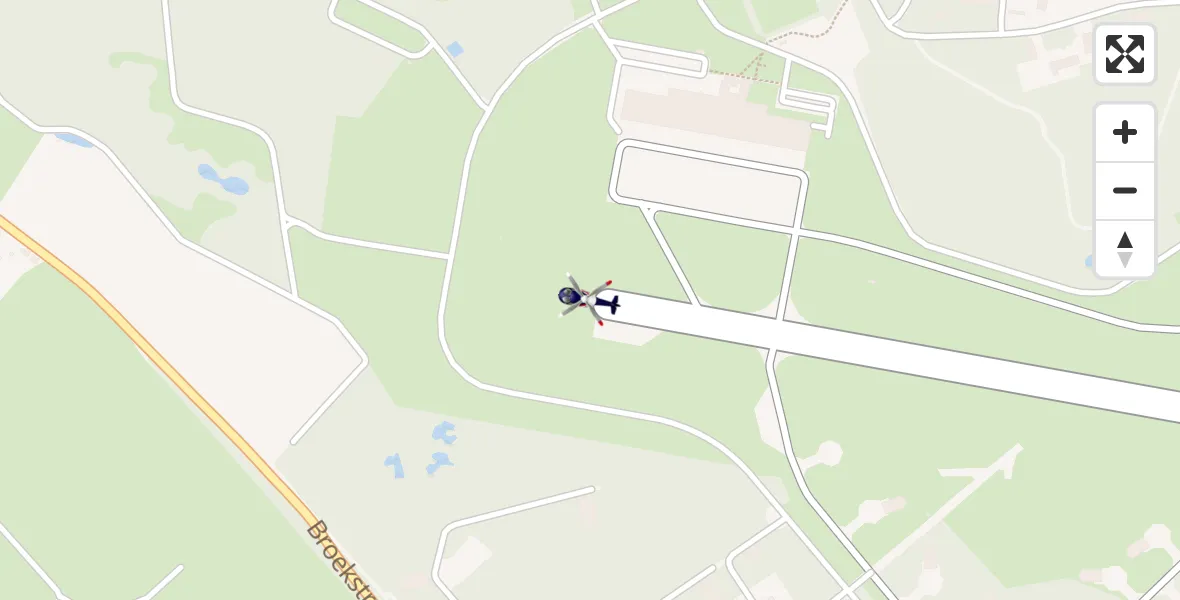 Vluchtroute Politiehelikopter van Vliegbasis Gilze Rijen naar Vliegbasis Gilze Rijen