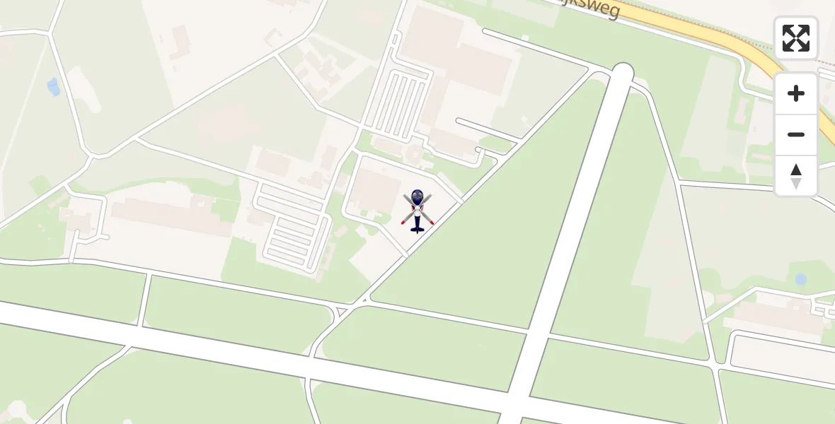 Vluchtroute Politiehelikopter van Vliegbasis Gilze Rijen naar Vliegbasis Gilze Rijen