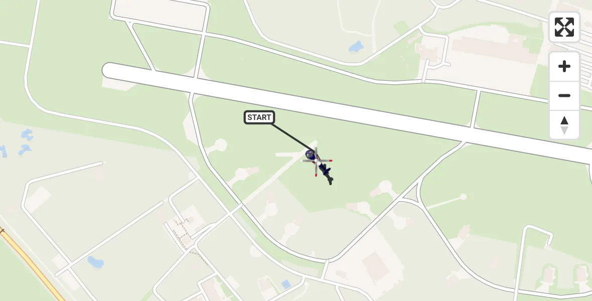 Vluchtroute Politiehelikopter van Vliegbasis Gilze Rijen naar Vliegbasis Gilze Rijen