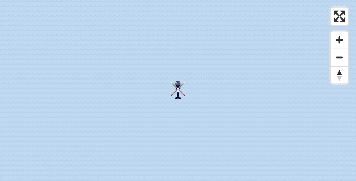 Vluchtroute Politiehelikopter van Noordzee naar Noordzee