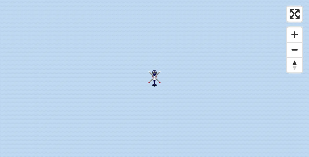 Vluchtroute Politiehelikopter van Noordzee naar Noordzee