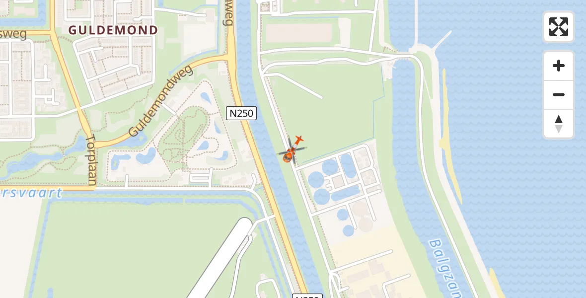 Vluchtroute Kustwachthelikopter van Militair vliegveld De Kooy / Den Helder Airport naar Militair vliegveld De Kooy / Den Helder Airport